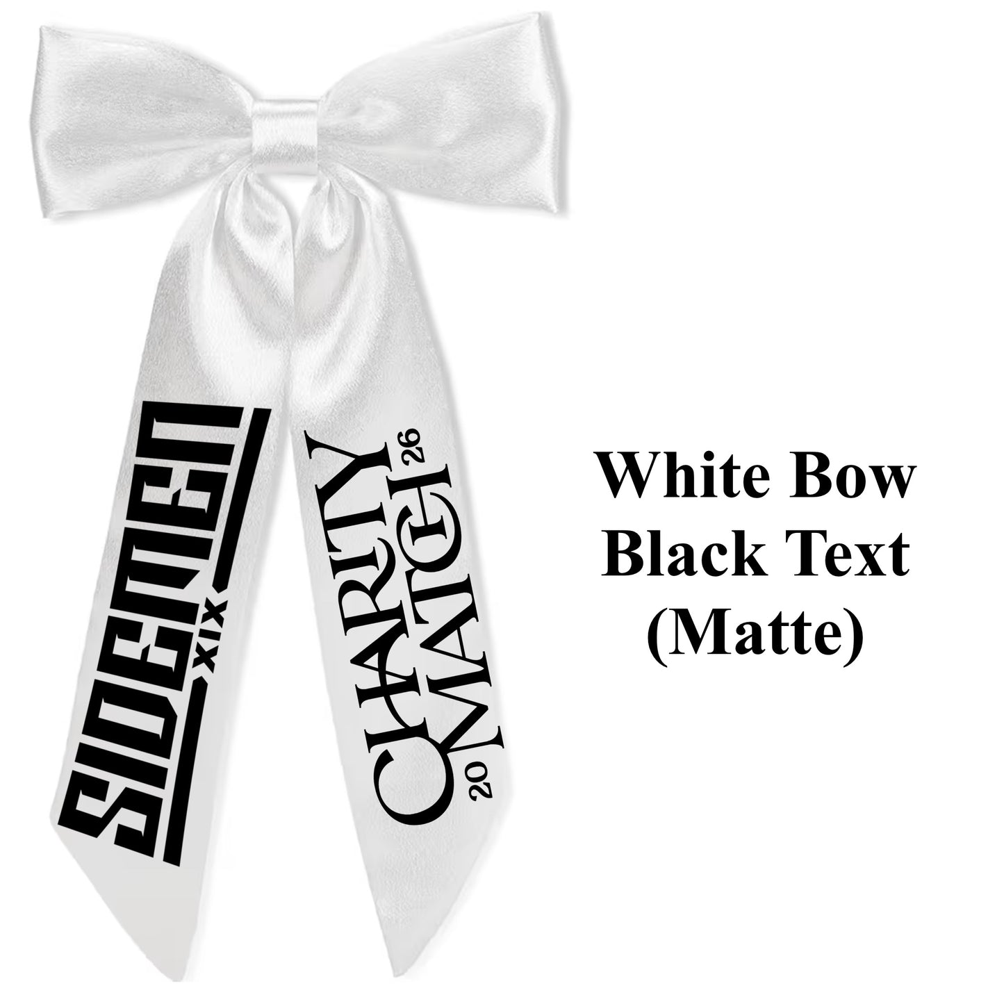 SDMN Charity Match 2026 Hair Bows