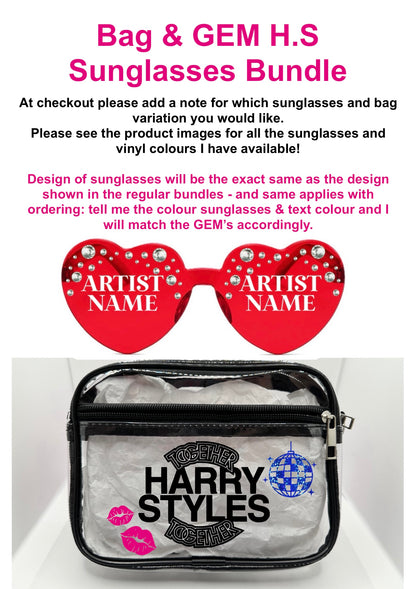 HS 2026 Tour Concert Bag Clear Stadium Approved PVC Concert Crossbody (Copy)