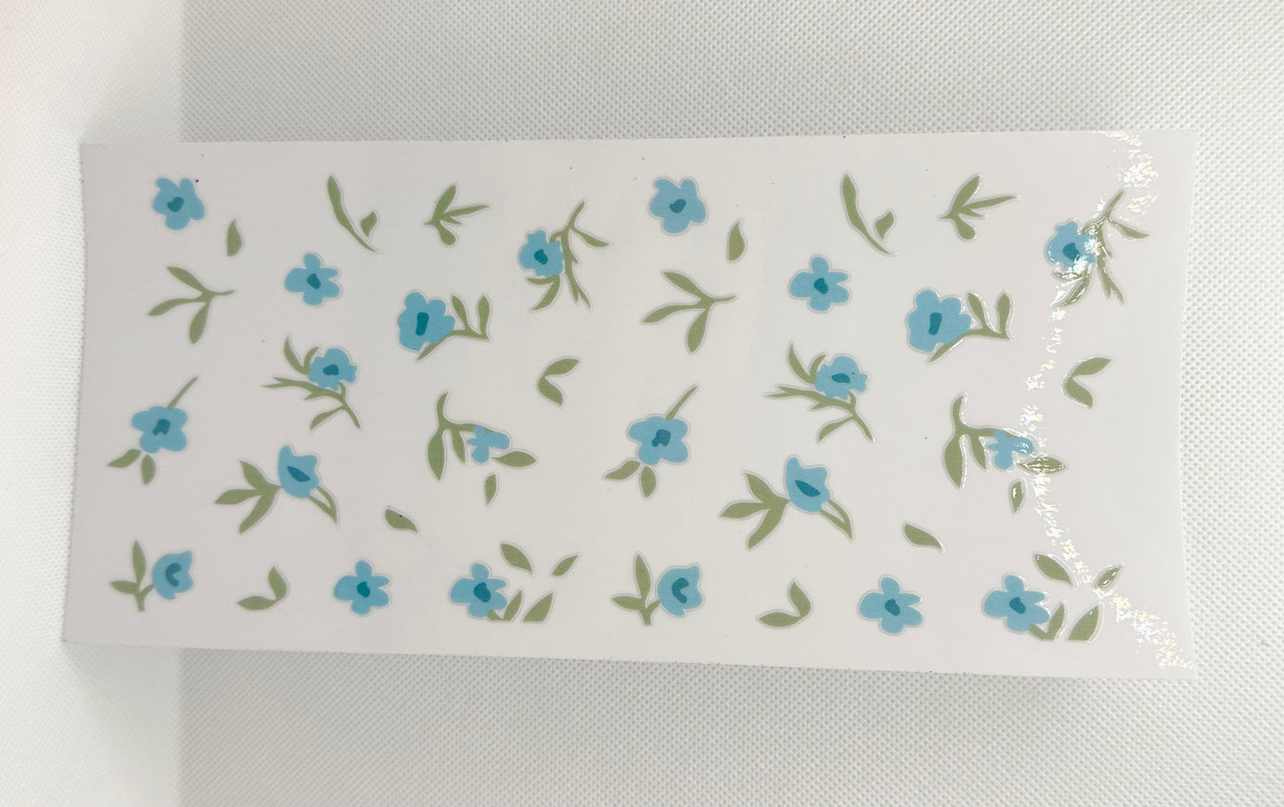 Flower Designs - inspired Glass Tumbler with Straw