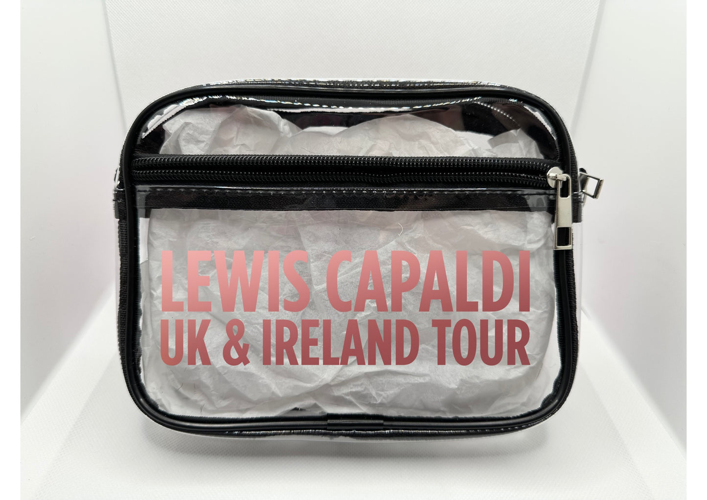 Scottish Singer Tour Concert Bag Clear Stadium Approved PVC Concert Crossbody Bag