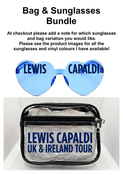 Scottish Singer Tour Concert Bag Clear Stadium Approved PVC Concert Crossbody Bag