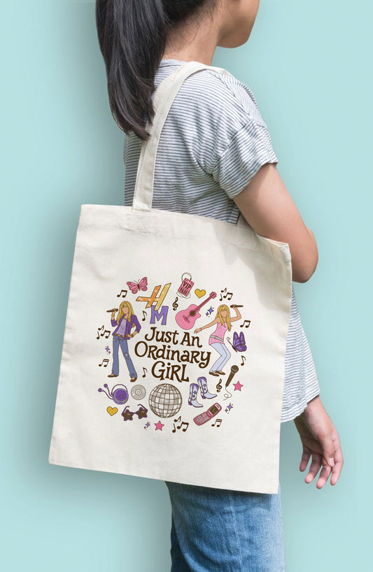 Just an Ordinary Girl Tote Bag