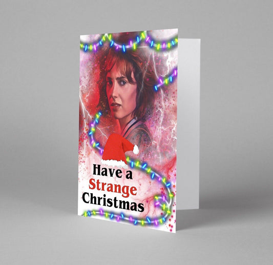 80s Sci-Fi TV Show Christmas Card