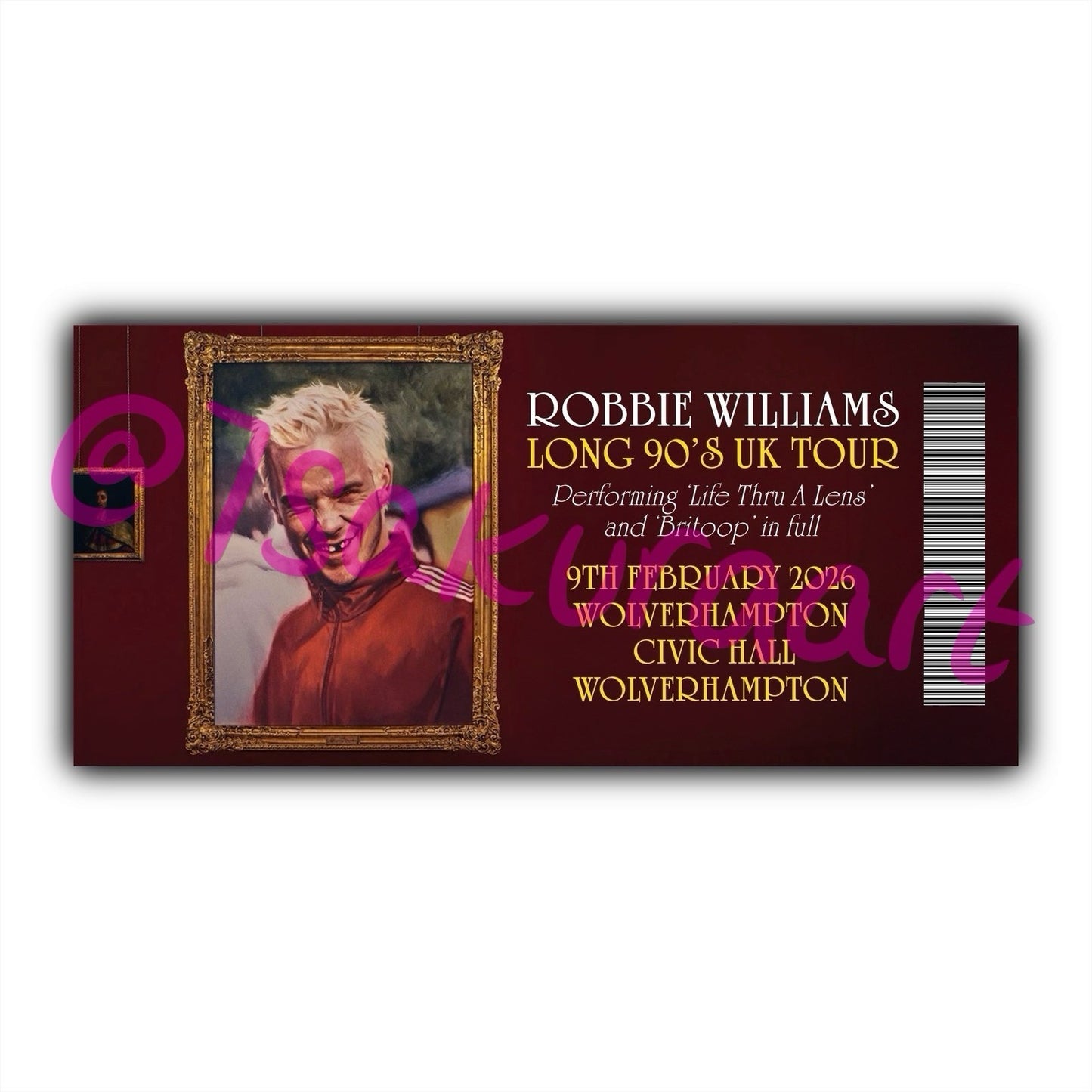 RW 2026 Tour Souvenir Tickets