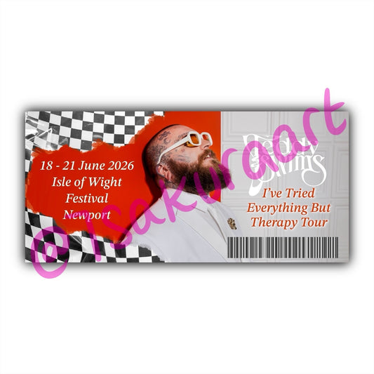 TS 2026 Tour Souvenir Tickets