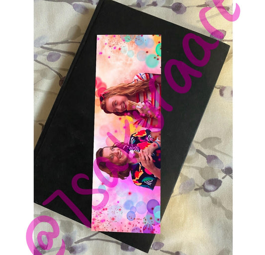 E and MM Bookmark, 80s Sci-Fi TV Show Inspired Bookmark