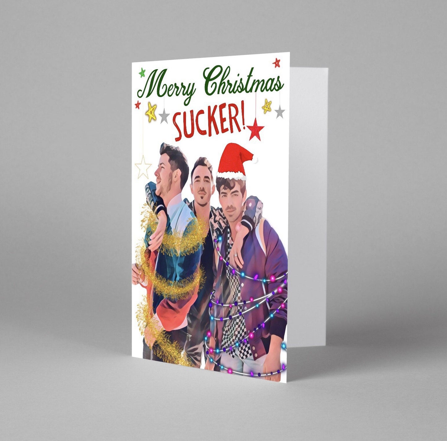 Boy Band Christmas Card