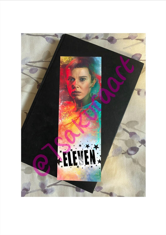 E Bookmark, 80s Sci-Fi TV Show Inspired Bookmark