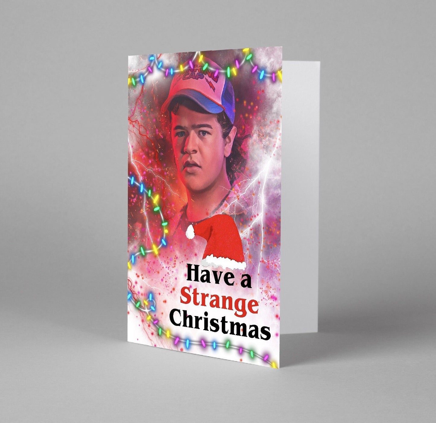 80s Sci-Fi TV Show Christmas Card - DISCOUNTED