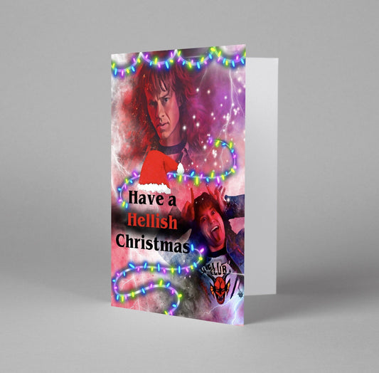 80s Sci-Fi TV Show Christmas Card