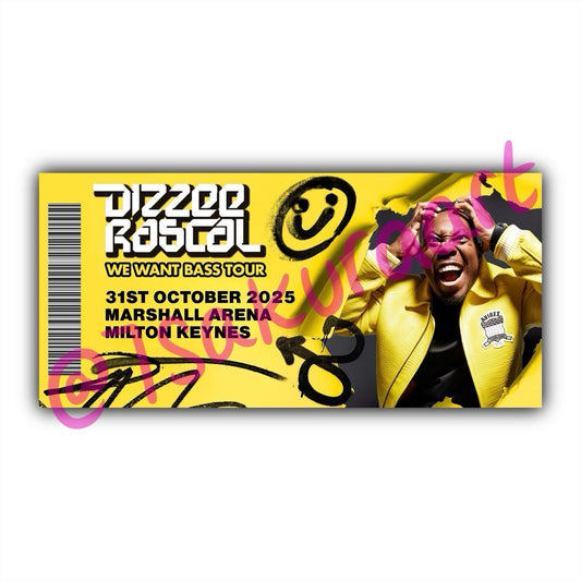 DR 2025 Tour Souvenir Tickets