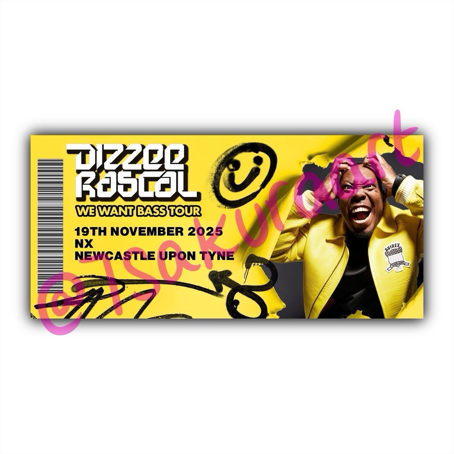 DR 2025 Tour Souvenir Tickets