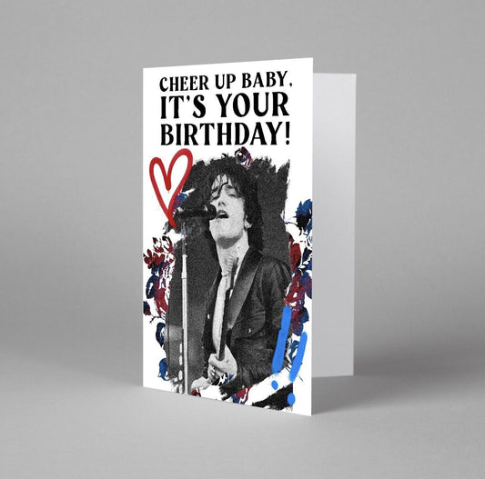 Cheer Up Baby Birthday Card