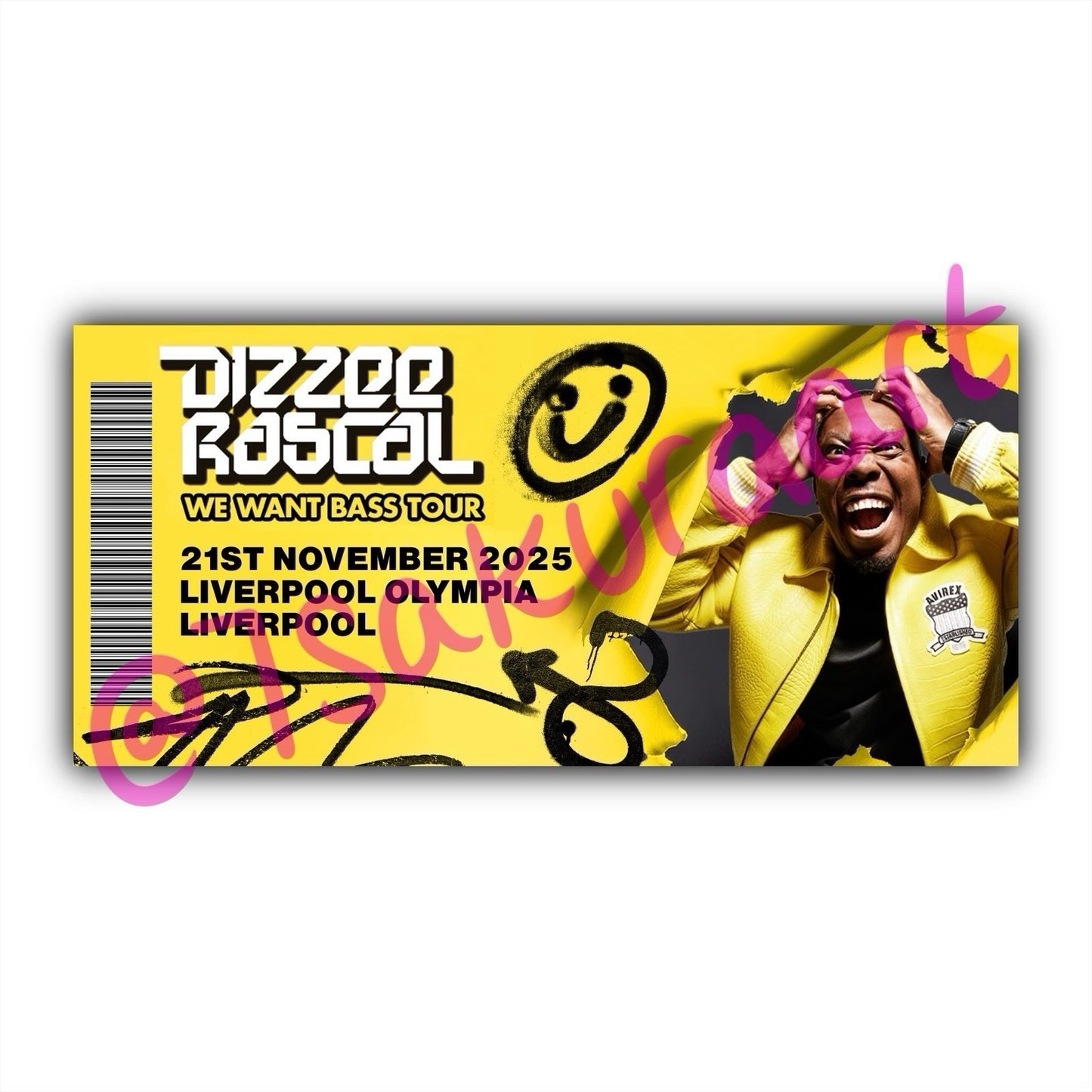 DR 2025 Tour Souvenir Tickets