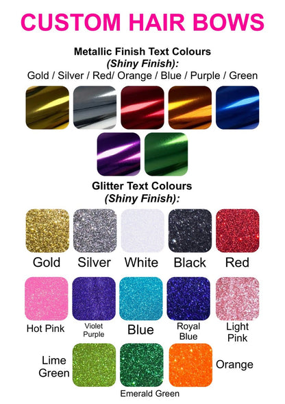 HM Hair Bow Clips