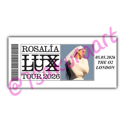 R 2026 Tour Souvenir Tickets