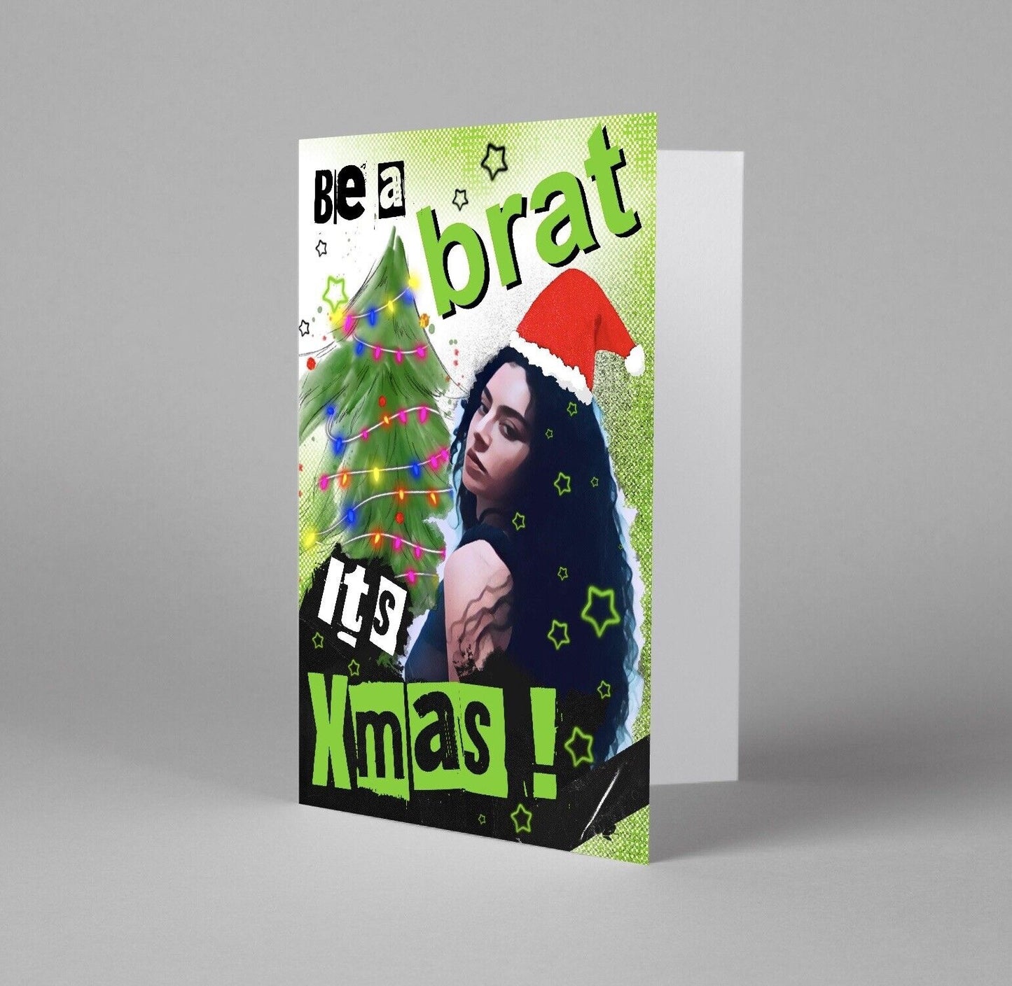 Popstar Christmas Card