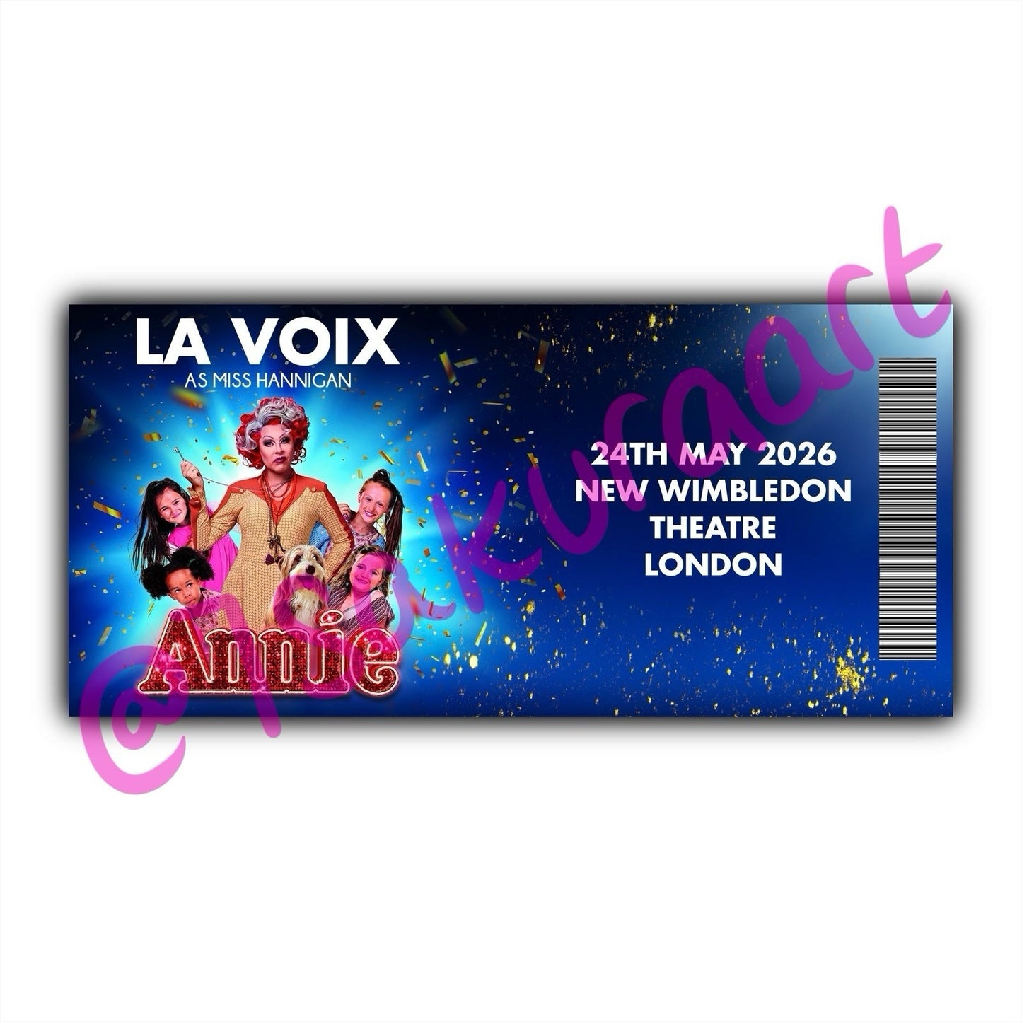 A The Musical with LA 2026 Tour Souvenir Tickets