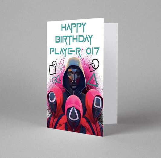 Games Birthday Card
