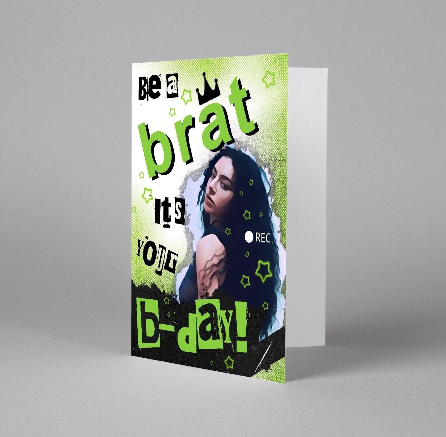 Popstar Birthday Card