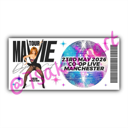 DC 2026 Tour Souvenir Tickets