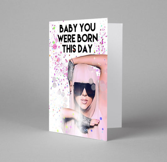 Born This Day Birthday Card