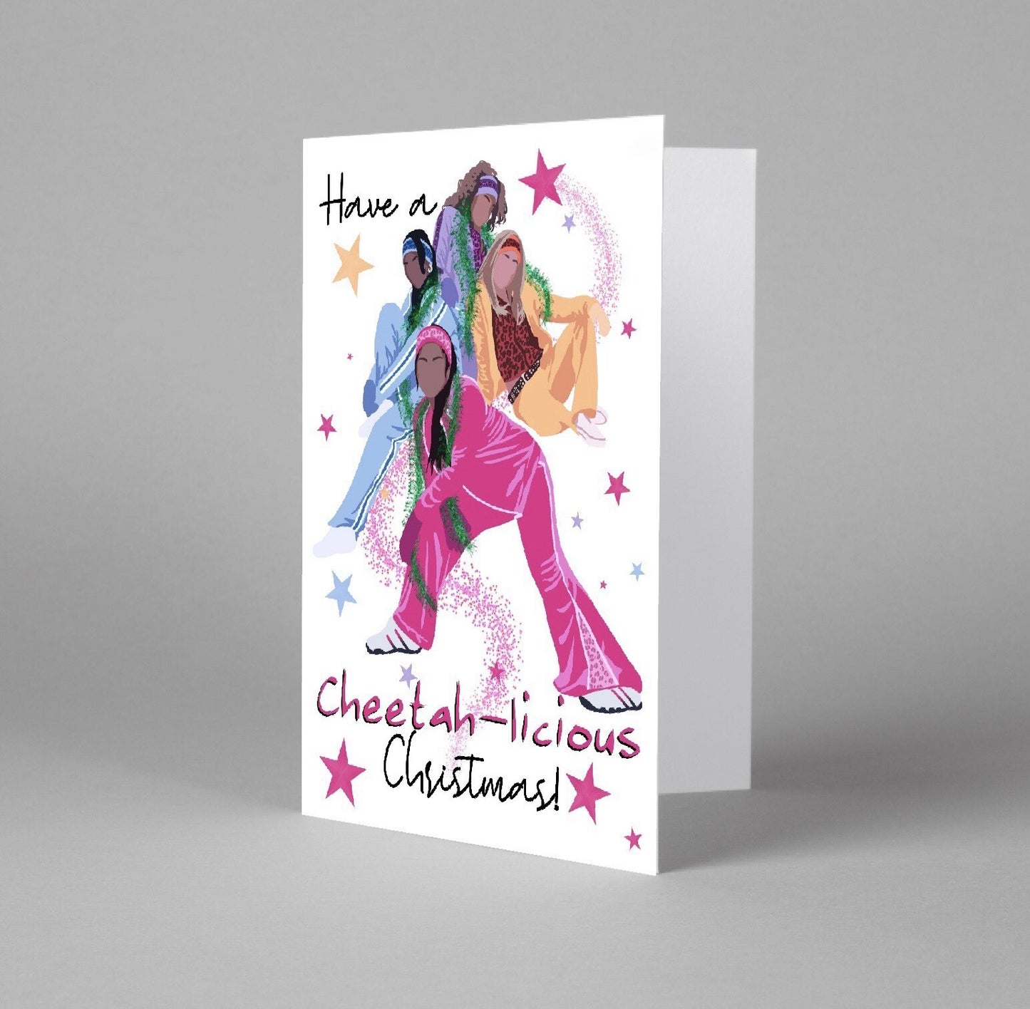 C Girls Christmas Card