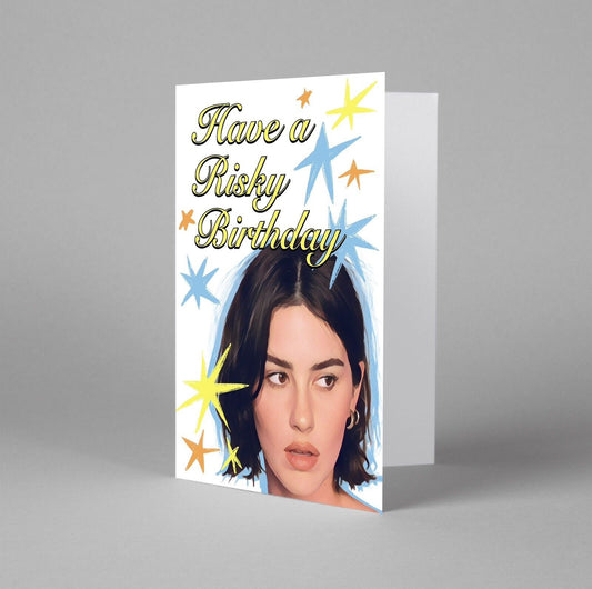 Popstar Birthday Card