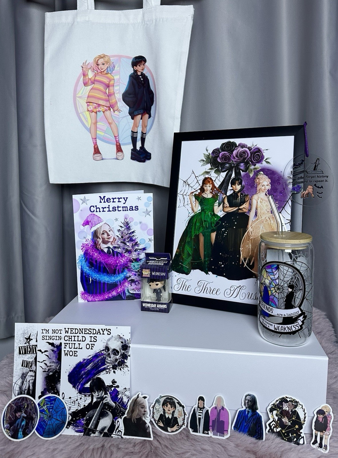 W Friendship Gift Box, Goth Girl Tv Show Gift Box