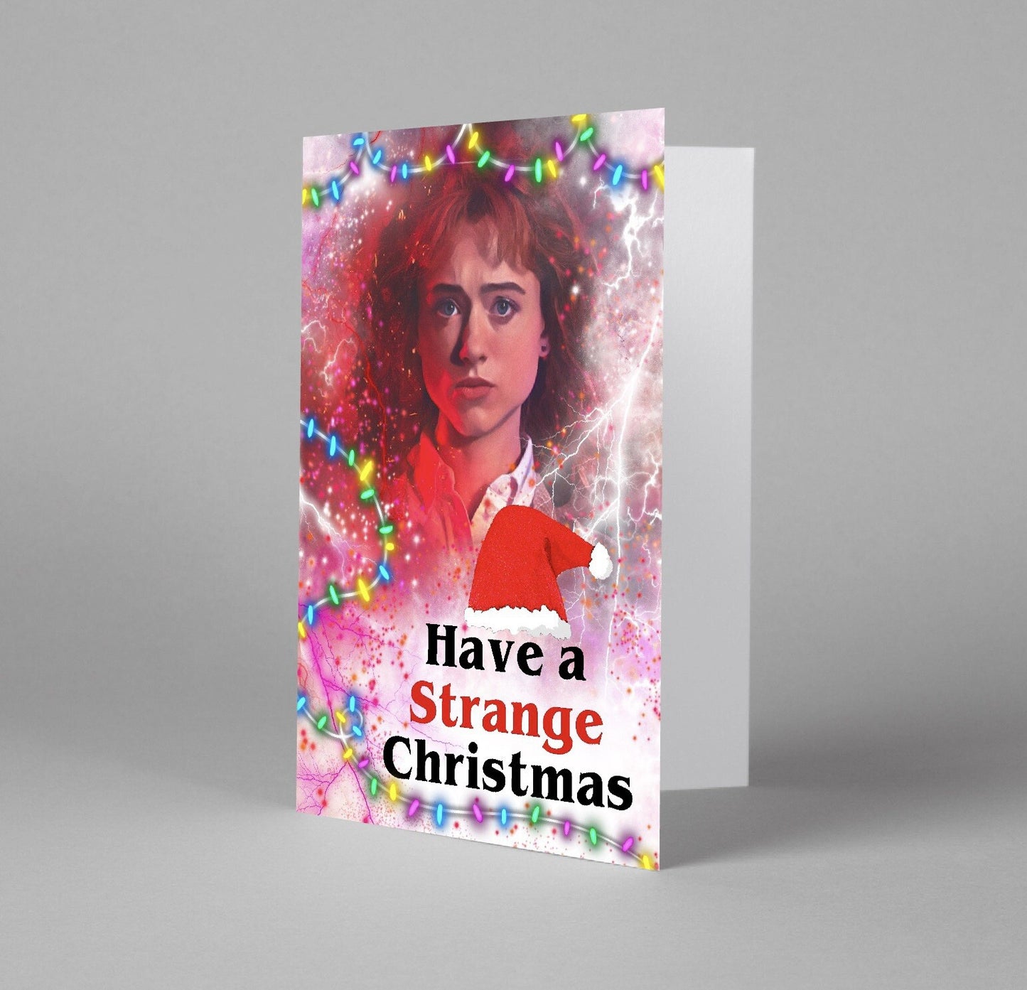 80s Sci-Fi TV Show Christmas Card - DISCOUNTED