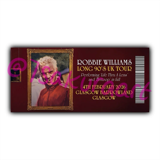 RW 2026 Tour Souvenir Tickets