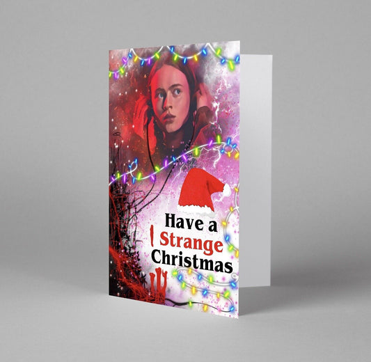 80s Sci-Fi TV Show Christmas Card
