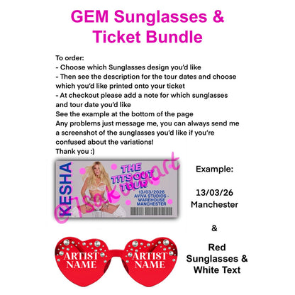 Popstar Tour Sunglasses
