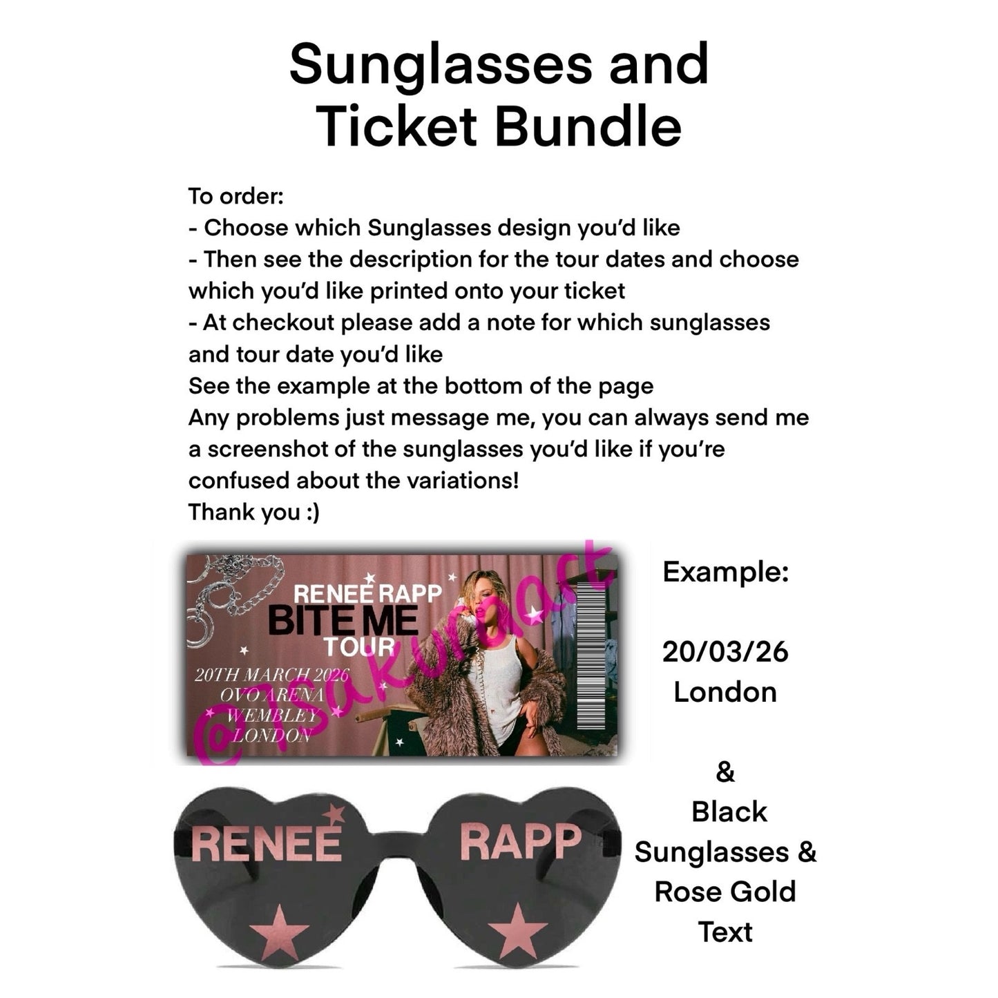RR Popstar 2026 Tour Sunglasses
