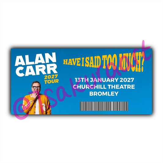 AC 2027 Tour Souvenir Tickets