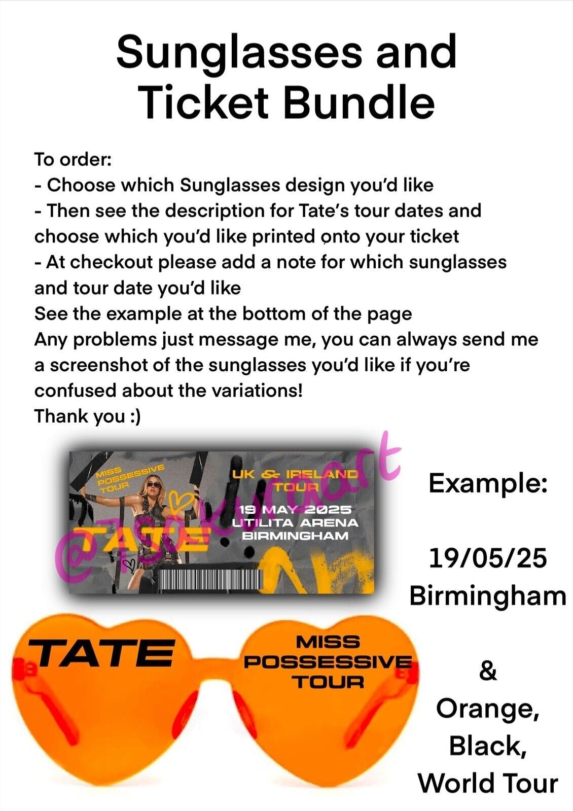 T 2025 Tour Sunglasses