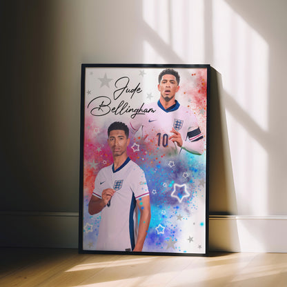 DISCOUNTED A4 Football Player Poster