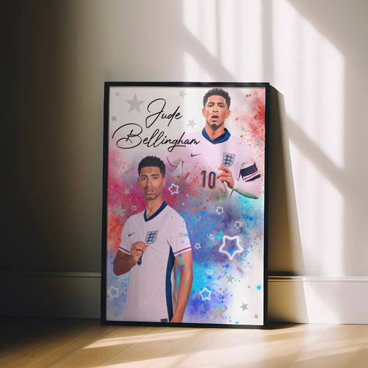 DISCOUNTED A4 Football Player Poster