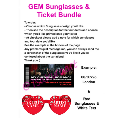 MCR 2026 Tour Sunglasses