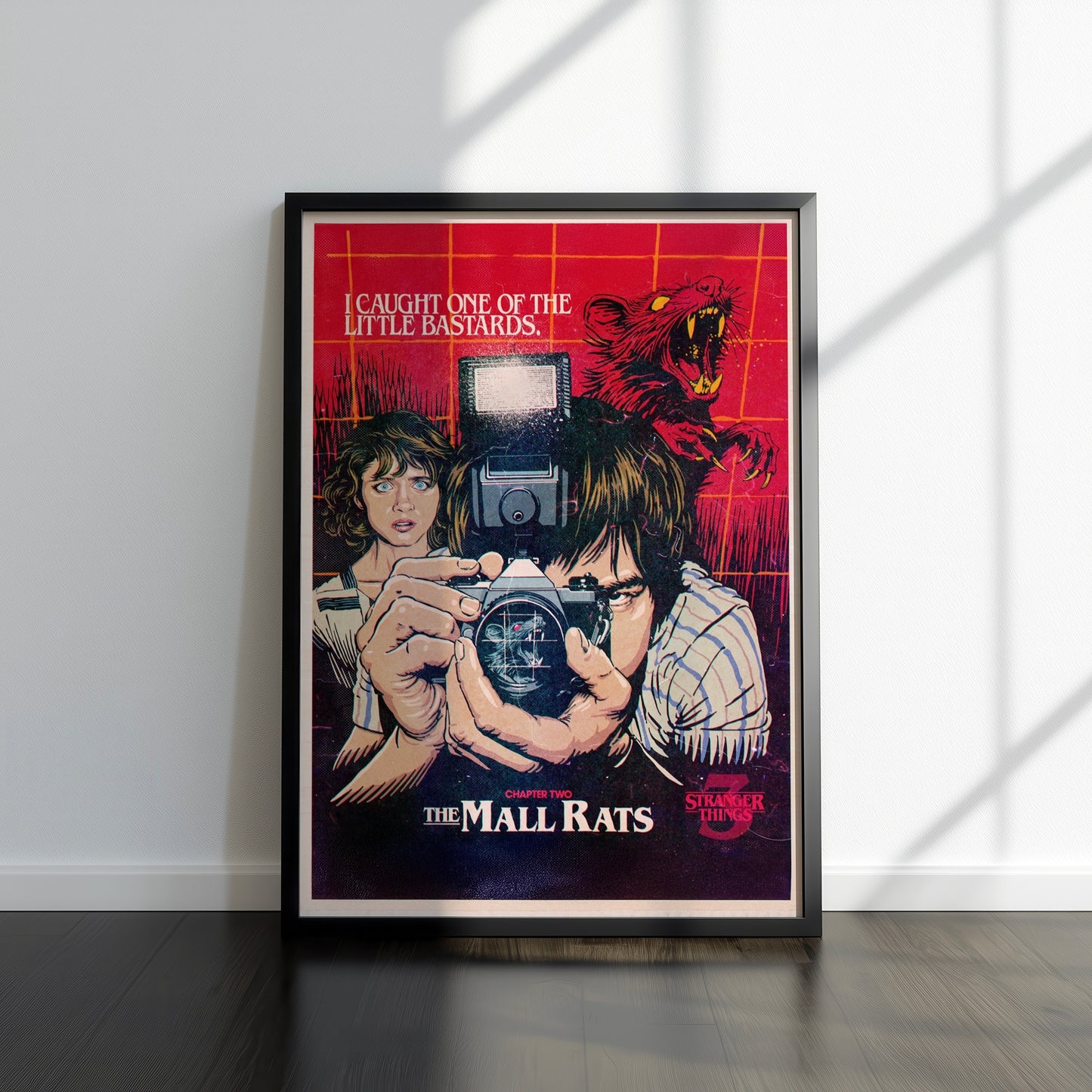 80s Sci-Fi TV Show Inspired Art Print, Season 3