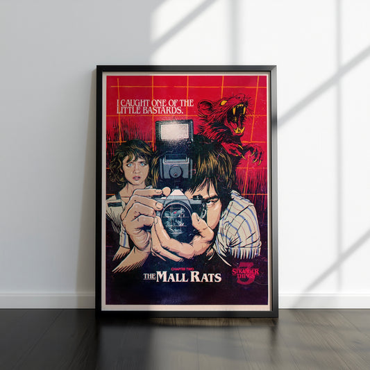 80s Sci-Fi TV Show Inspired Art Print, Season 3