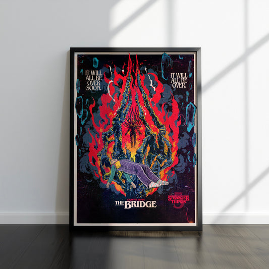 80s Sci-Fi TV Show Inspired Art Print, Season 5