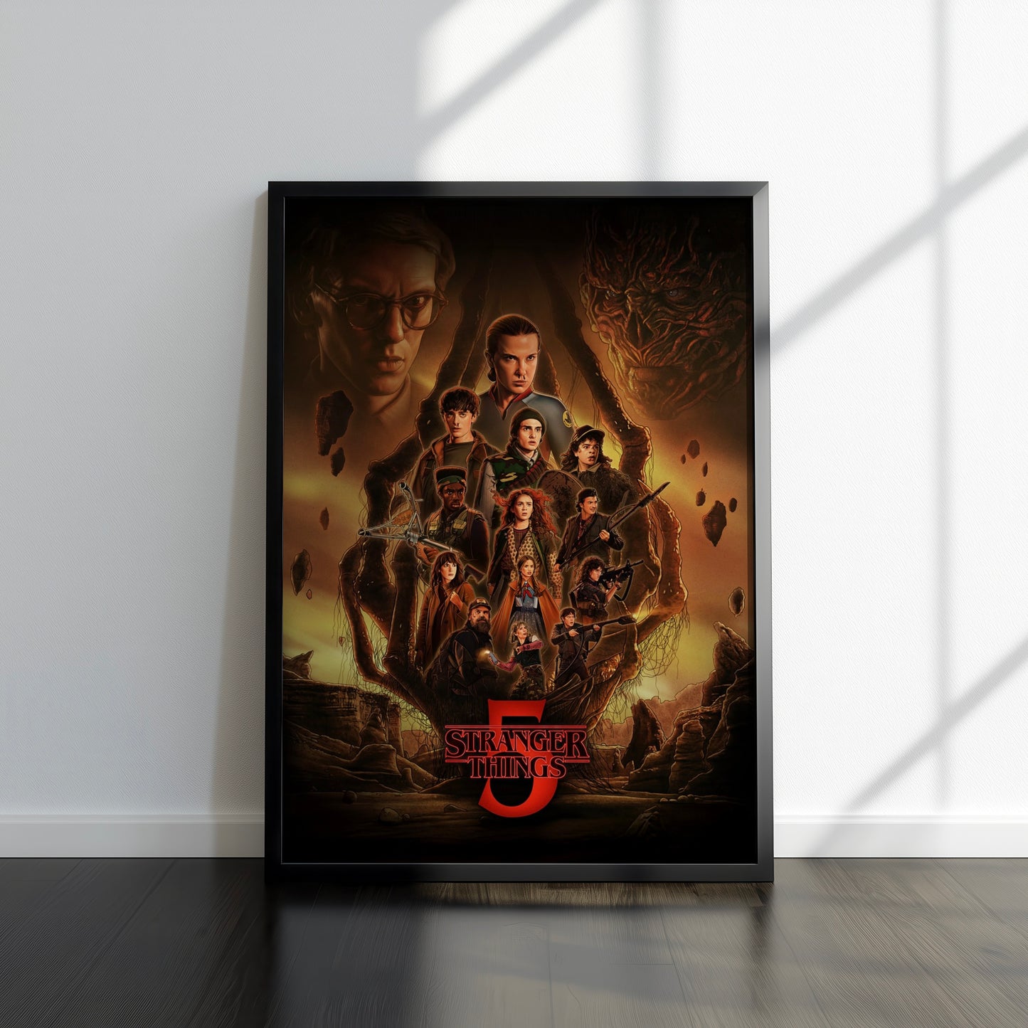 80s Sci-Fi TV Show Inspired Art Print, Season 5