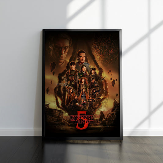 80s Sci-Fi TV Show Inspired Art Print, Season 5