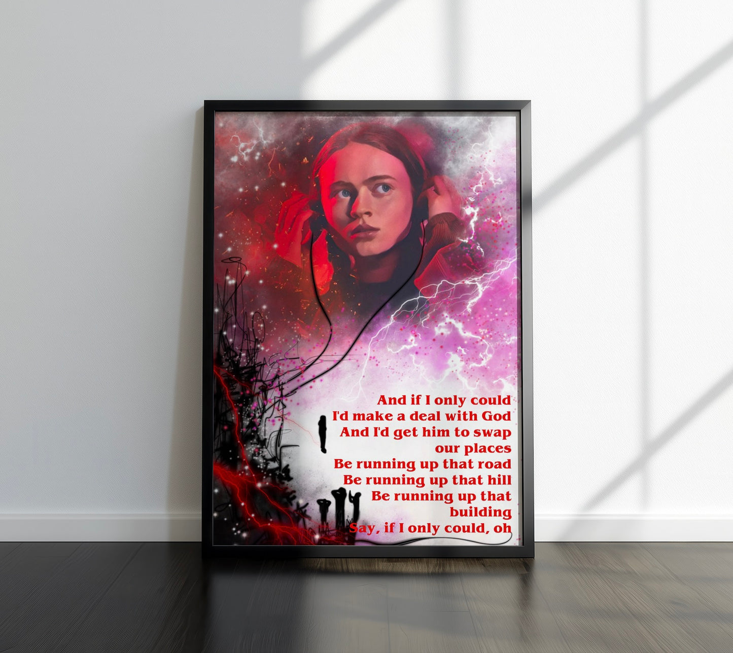 Running Up That Hill inspired Poster