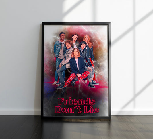 80s Sci-Fi TV Show Inspired Art Print