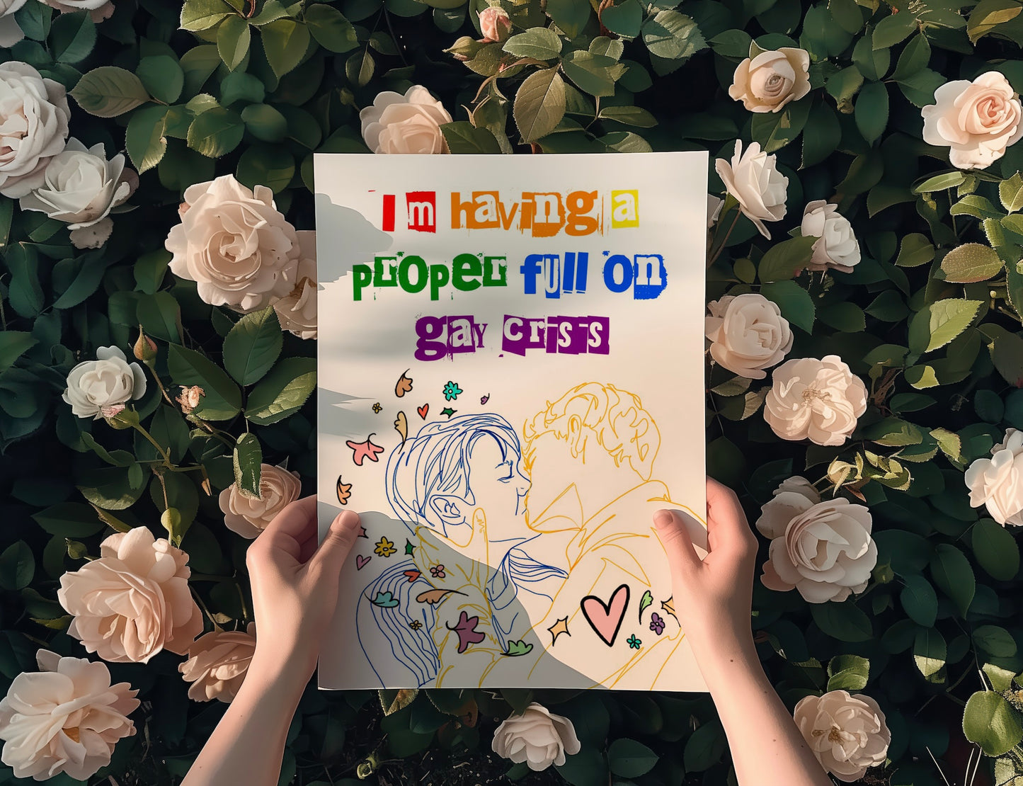 "I'm Having a Proper Full On Gay Crisis" Poster