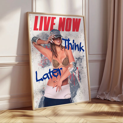 DISCOUNTED A4 Later Poster