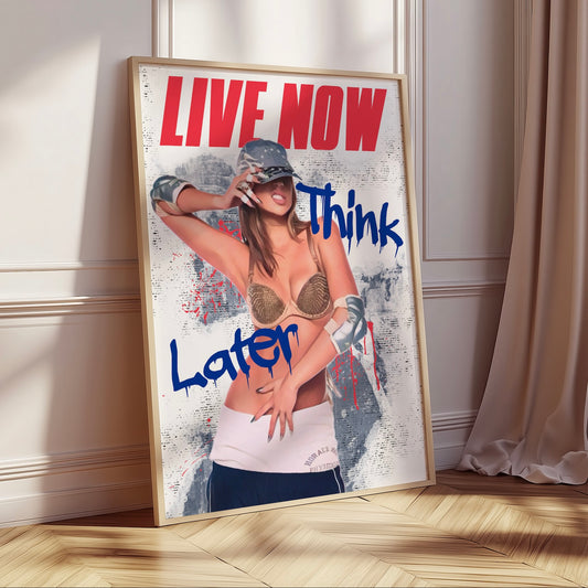 DISCOUNTED A4 Later Poster