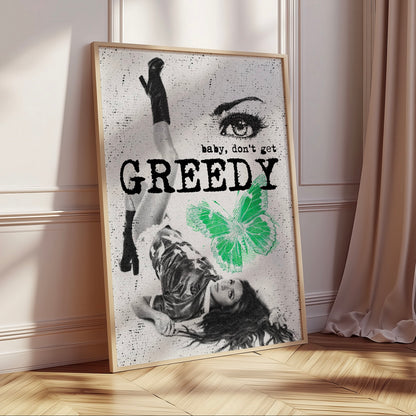 DISCOUNTED A4 Greedy Poster
